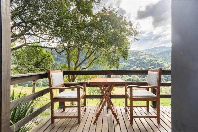 Cabana Sassafras Com Hidromassagem Alfredo Wagner Bagian luar foto