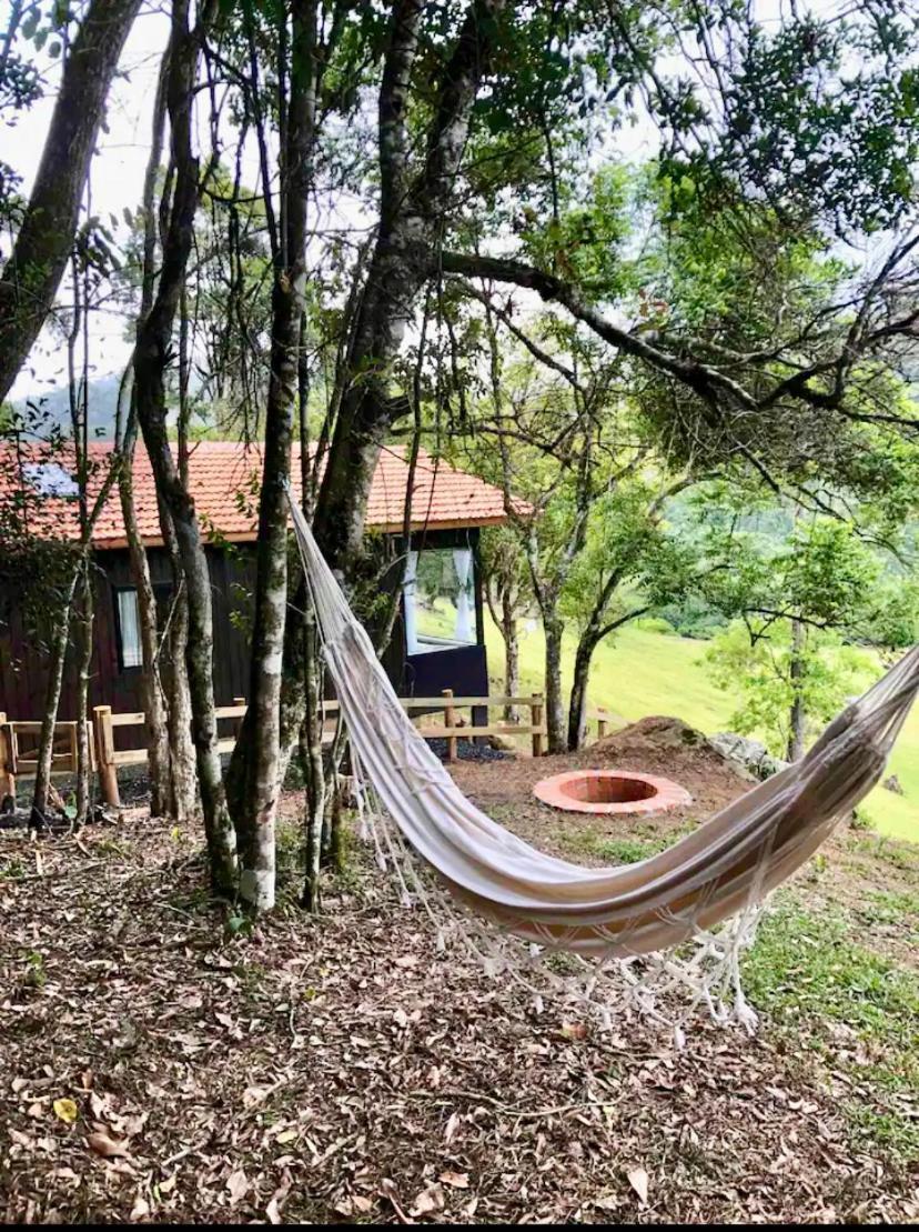 Cabana Sassafras Com Hidromassagem Alfredo Wagner Bagian luar foto