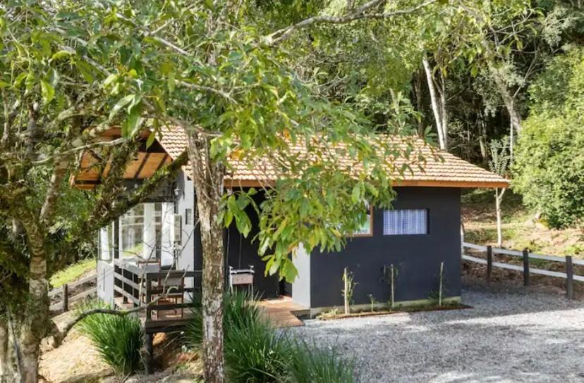 Cabana Sassafras Com Hidromassagem Alfredo Wagner Bagian luar foto